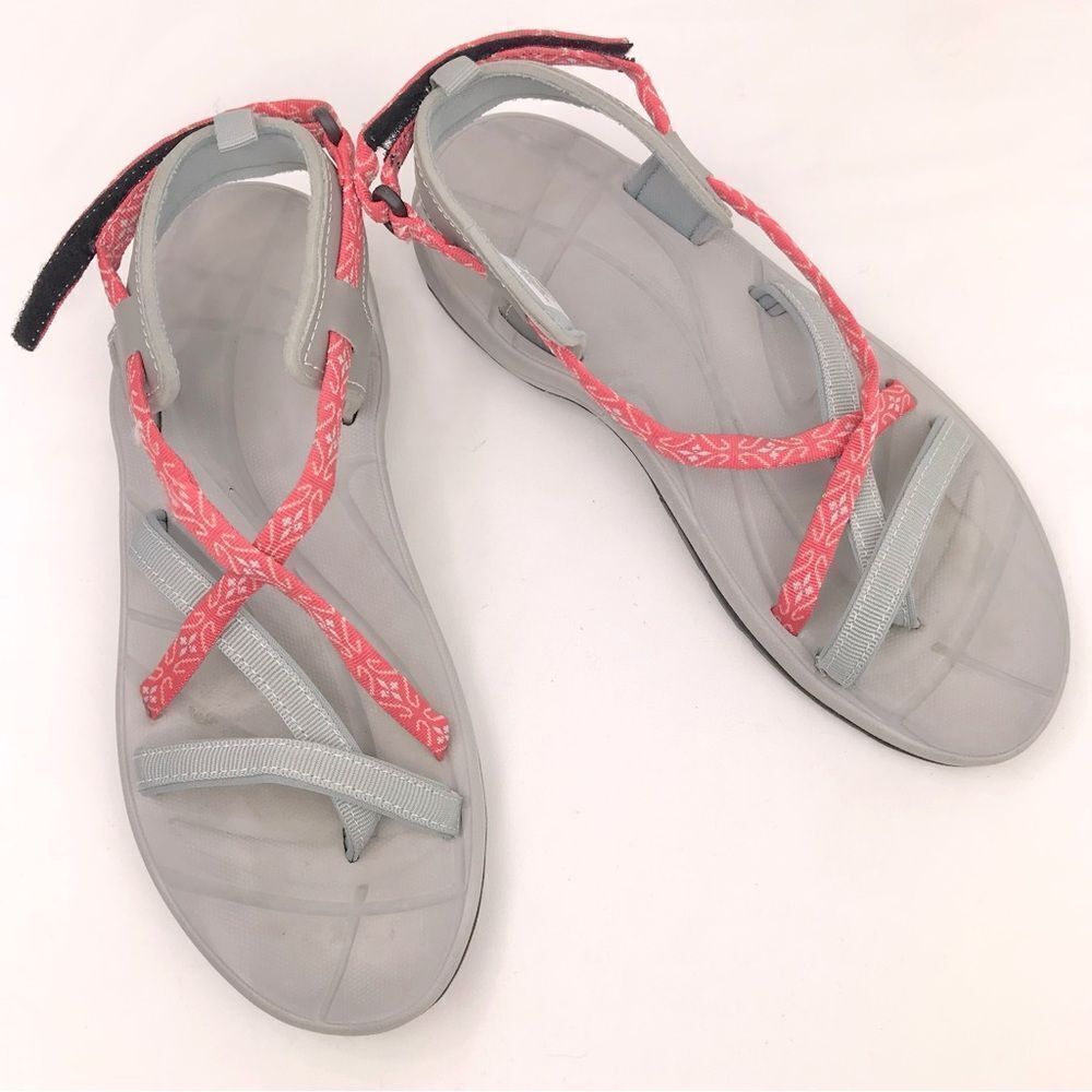 Ron Jon Gray and Pink Sandals